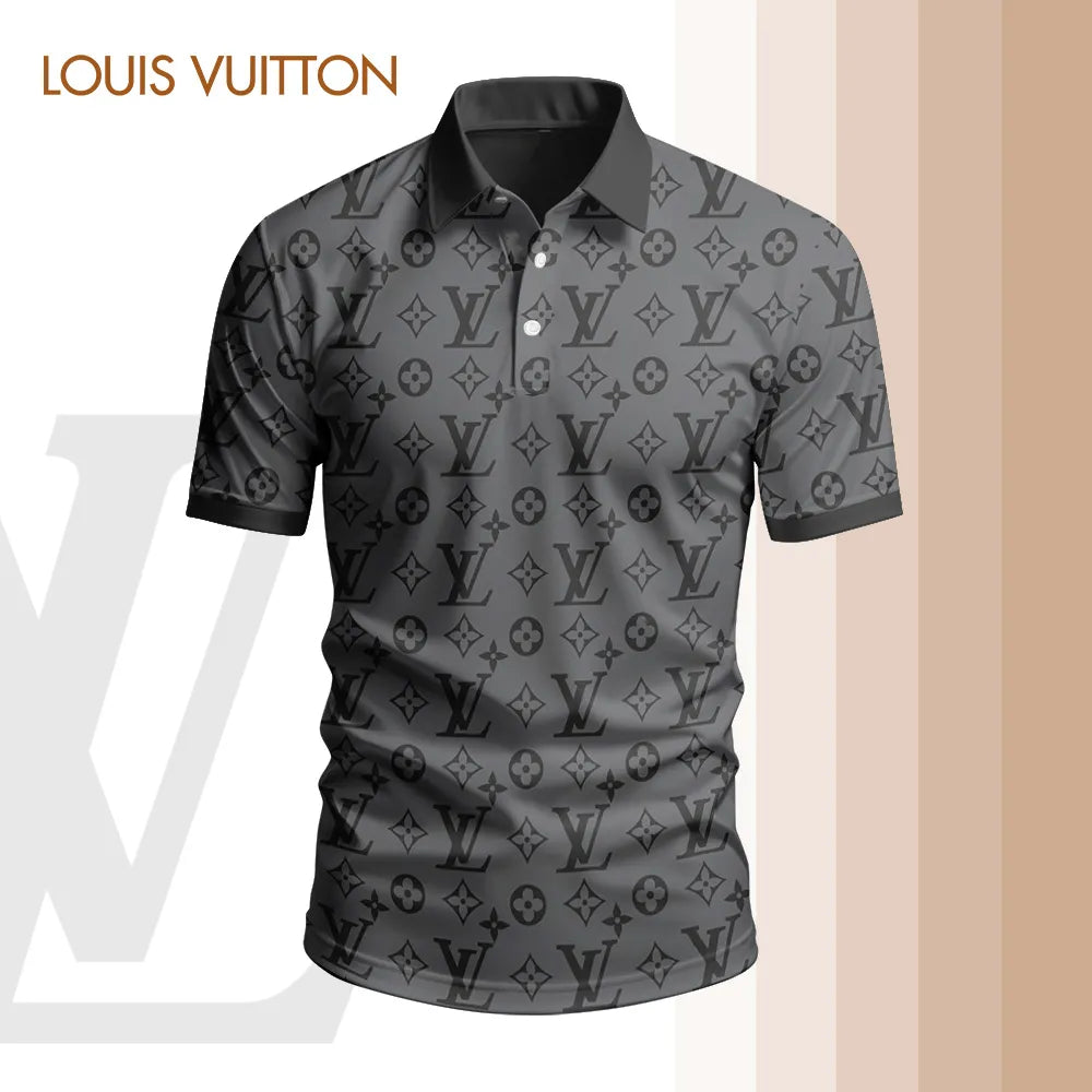 High Quality Printed Men's Polo-shirt-lx-pllv2025011