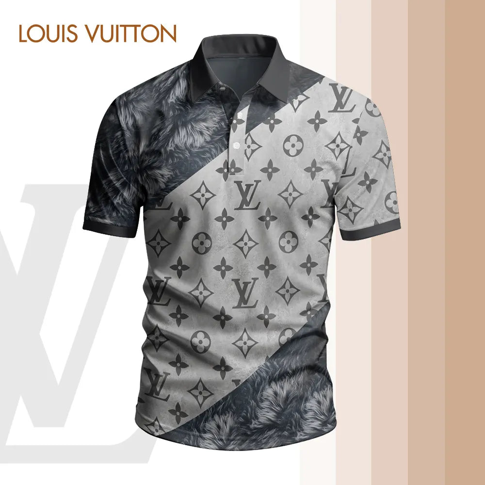 High Quality Printed Men's Polo-shirt-lx-pllv2025019