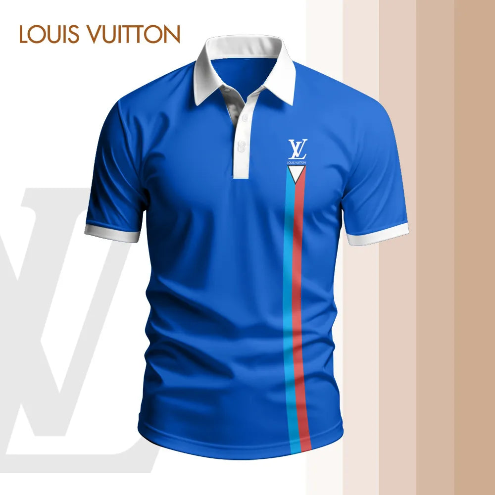 High Quality Printed Men's Polo-shirt-lx-pllv2025027