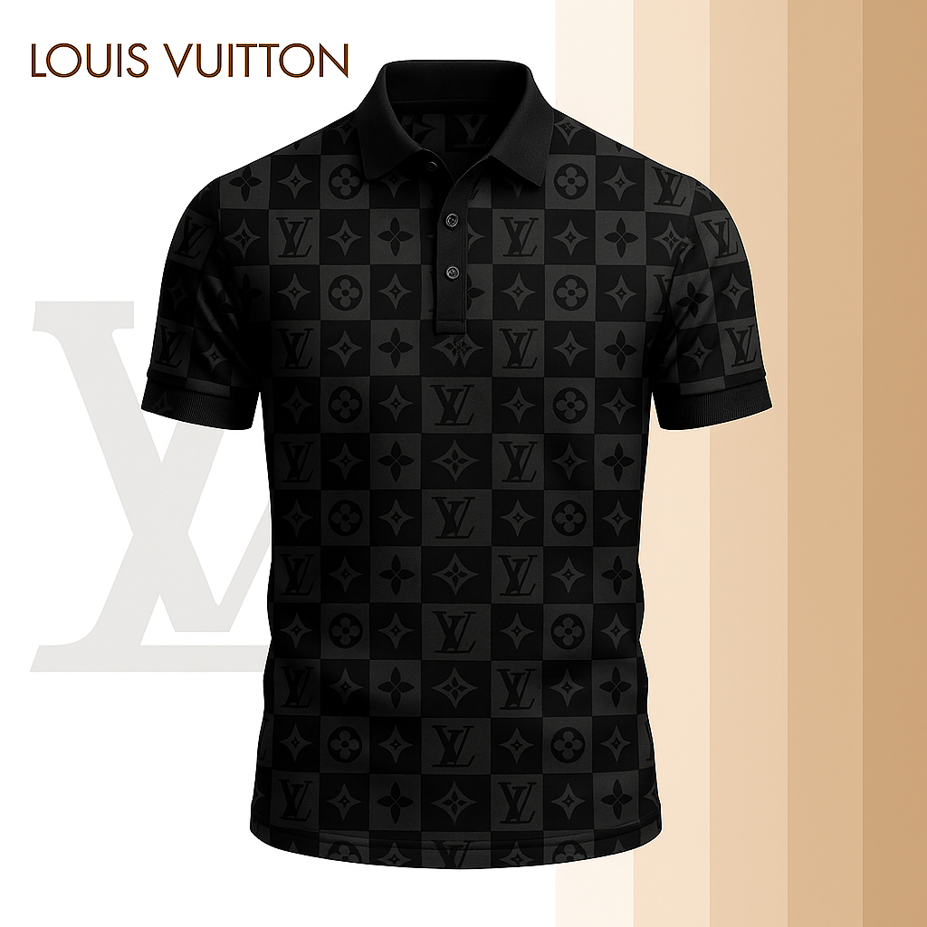 High Quality Printed Men's Polo-shirt-lx-pllv202502