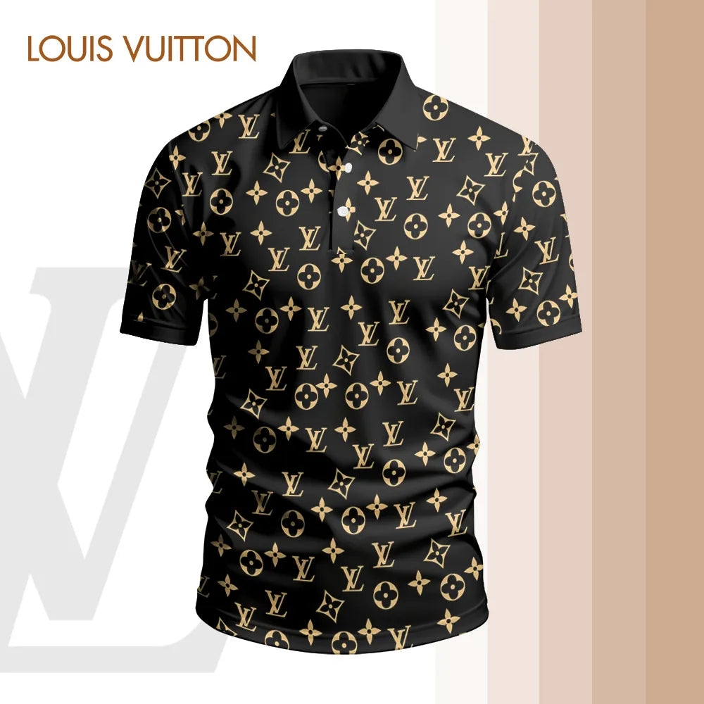 High Quality Printed Men's Polo-shirt-lx-pllv2025055