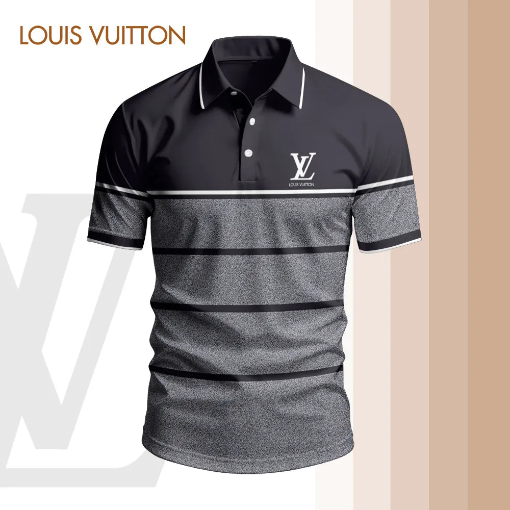 High Quality Printed Men's Polo-shirt-lx-pllv2025069