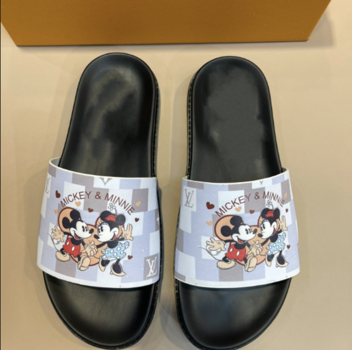 L.v | New Limited Edition Unisex Slippers  Mn-slip-007